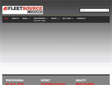 Tablet Screenshot of fleetsource.com